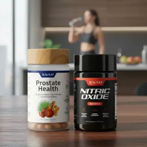 Prostate Health + Nitric Oxide Booster: soporte para la próstata y la circulación