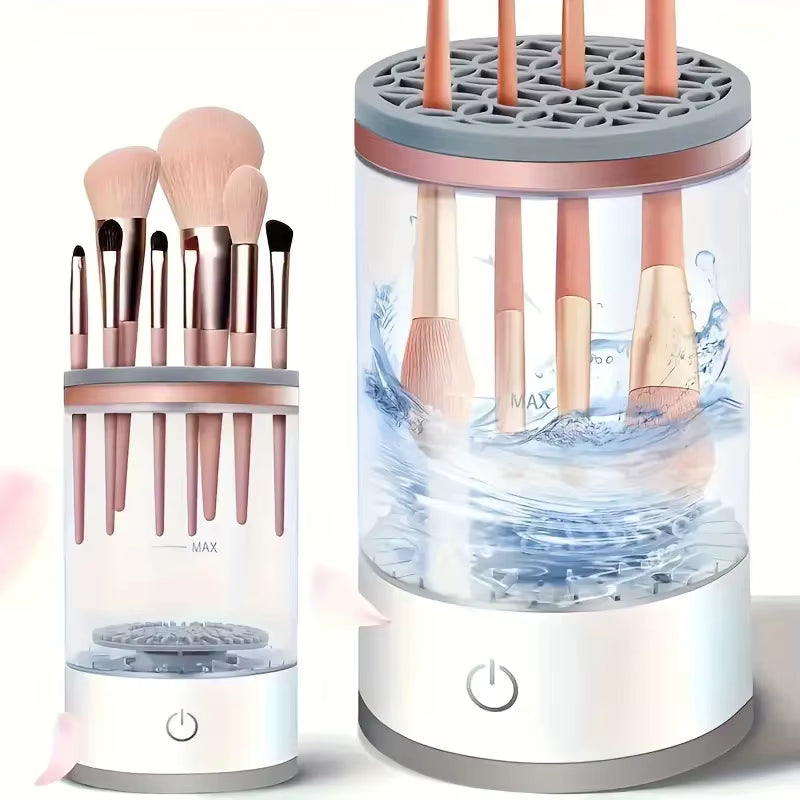 GlowBrush - Limpiador Eléctrico de Brochas de Maquillaje